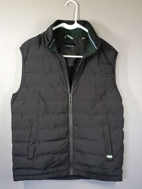 Tahari Women's Black Quilted Puffer Vest Size Small Petite